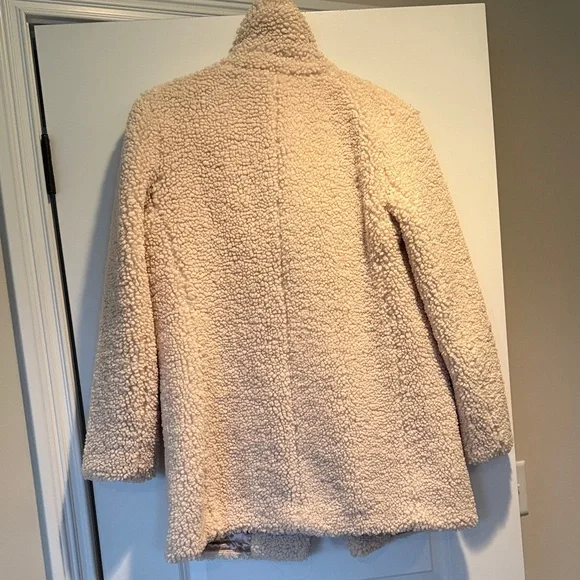 J. Crew Cream Sherpa Jacket - Picture 4 of 5
